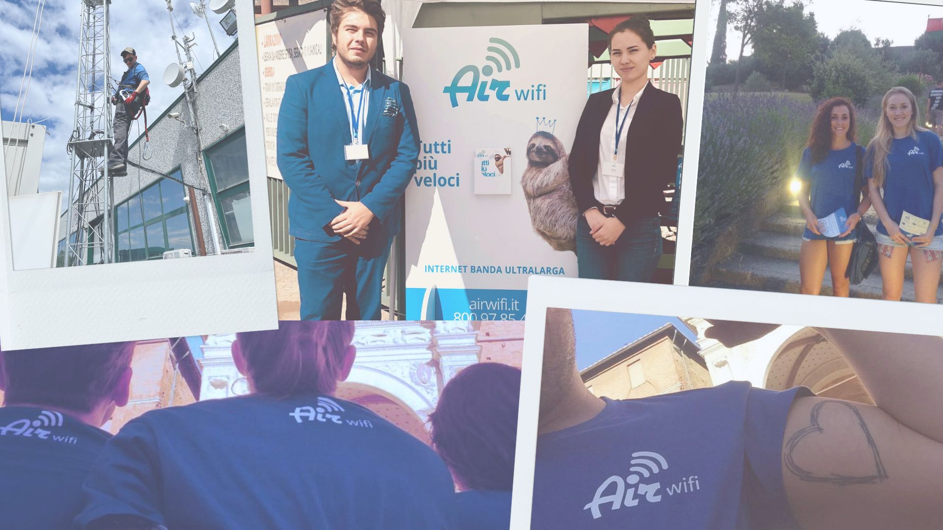 Tecnico AirWifi sul campo